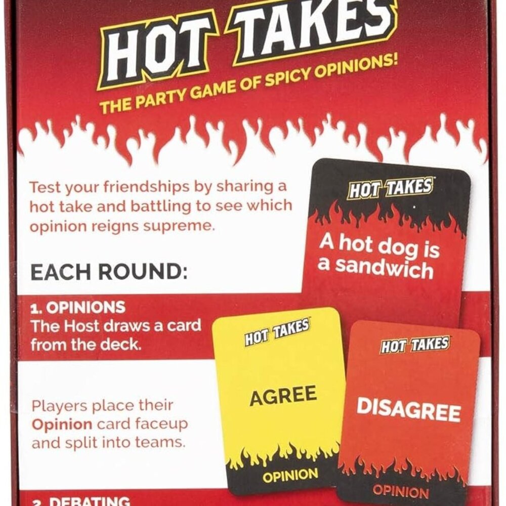 HOT TAKES The Party Game of Spicy Opinions Adult Party & Fun BRAND-NEW sealed - Picture 6 of 16